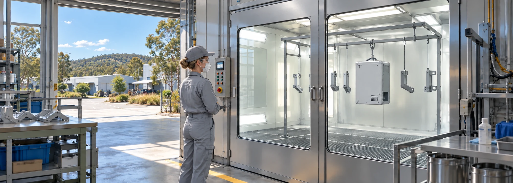 Application illustration of metal surface treatment and coating in Australia