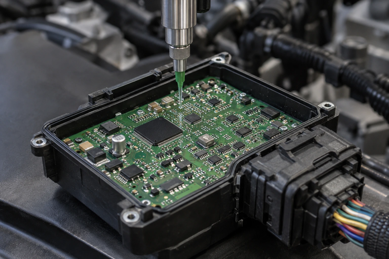 Automotive control PCBA application illustration